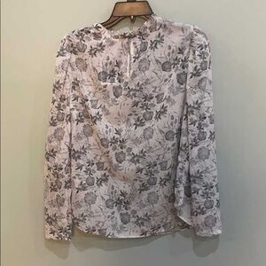Floral Long Sleeve Women's Top